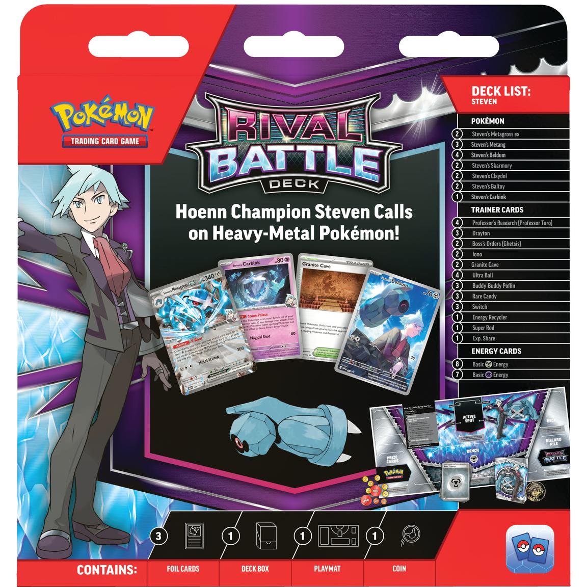 Rival Battle Deck Marnie or Steven (Styles May Vary)