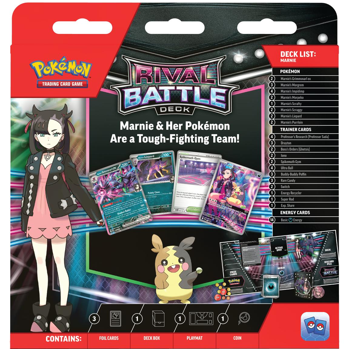 Rival Battle Deck Marnie or Steven (Styles May Vary)