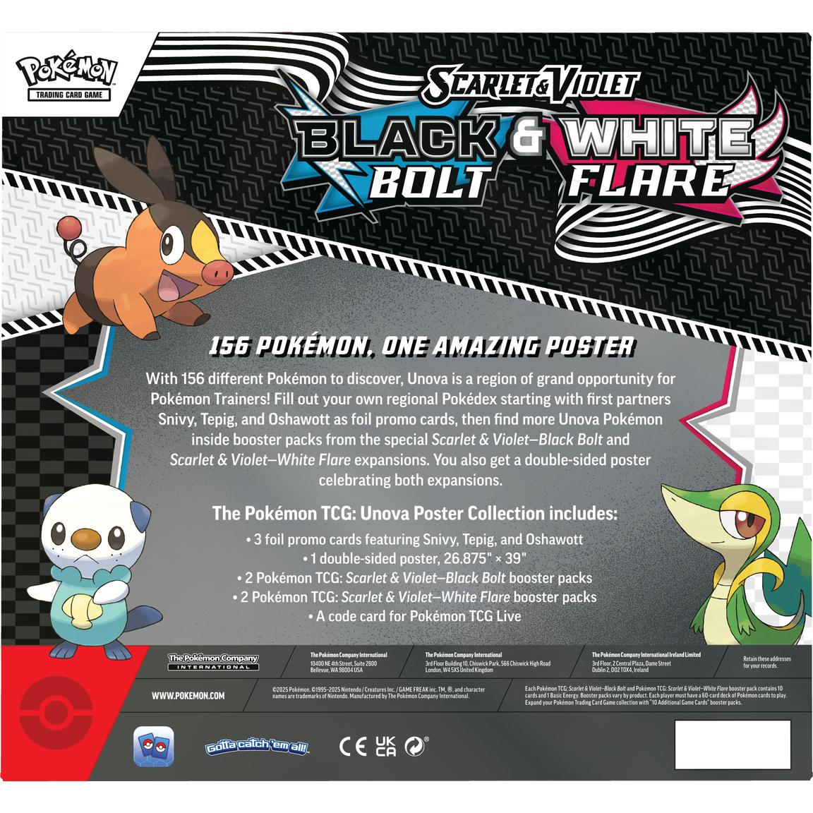 Pokemon Trading Card Game: Unova Poster Collection