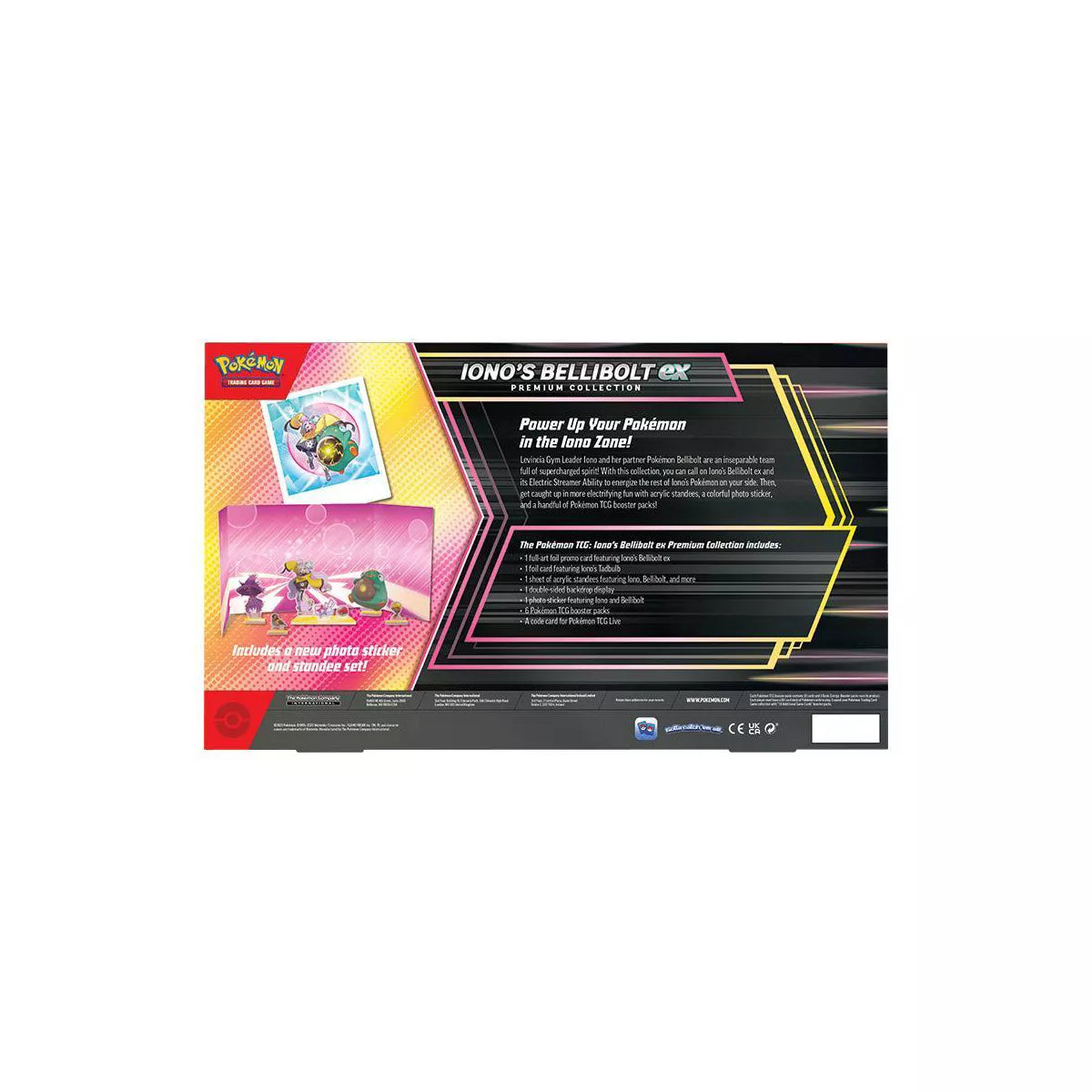 POKEMON IONO'S BELLIBOLT EX PREMIUM COLLECTION