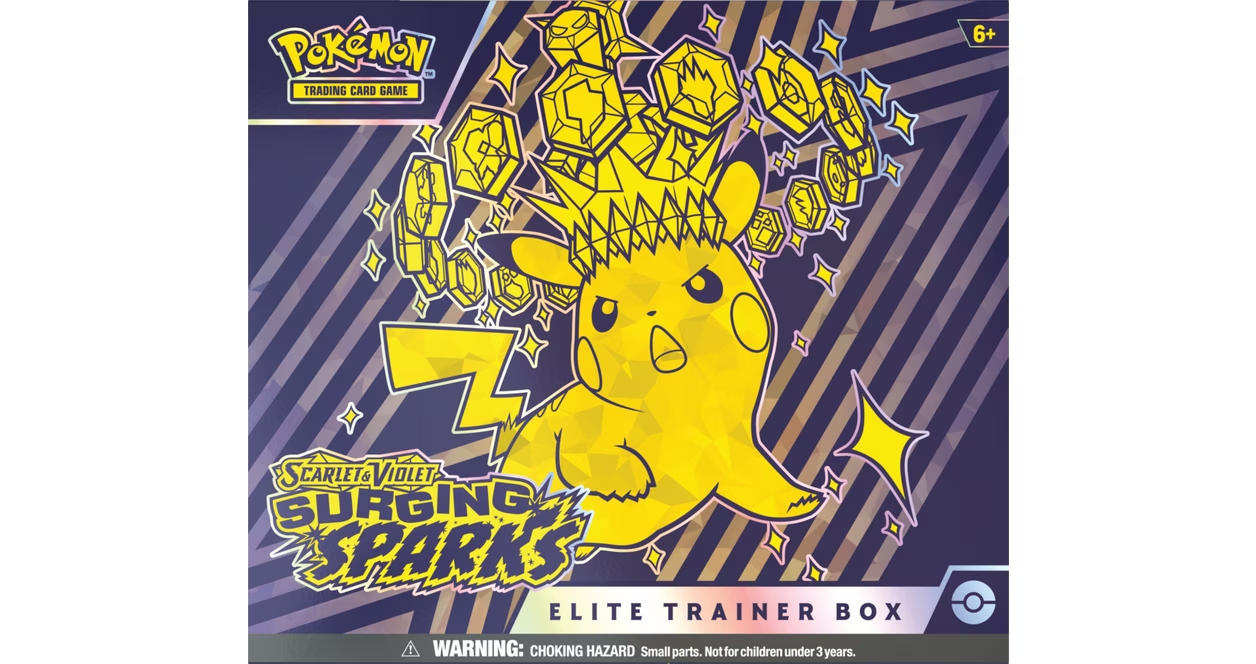 Pokemon Trading Card Game: Scarlet and Violet Surging Sparks Elite Trainer Box