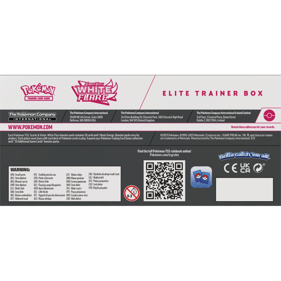 Pokemon Trading Card Game: White Flare Elite Trainer Box