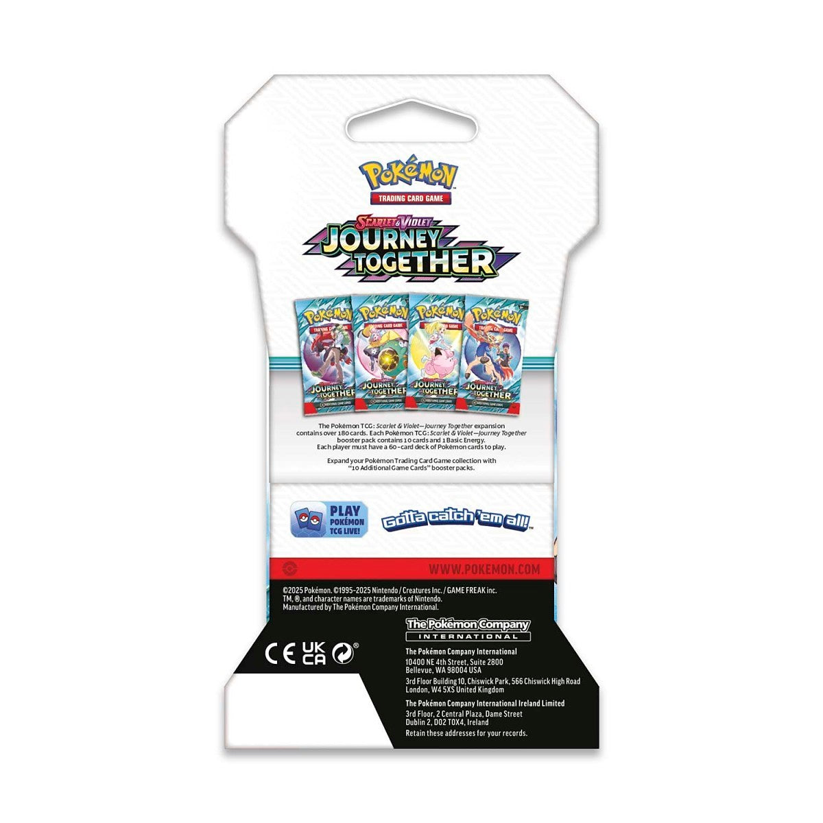 Pokémon TCG: Scarlet & Violet-Journey Together Sleeved Booster