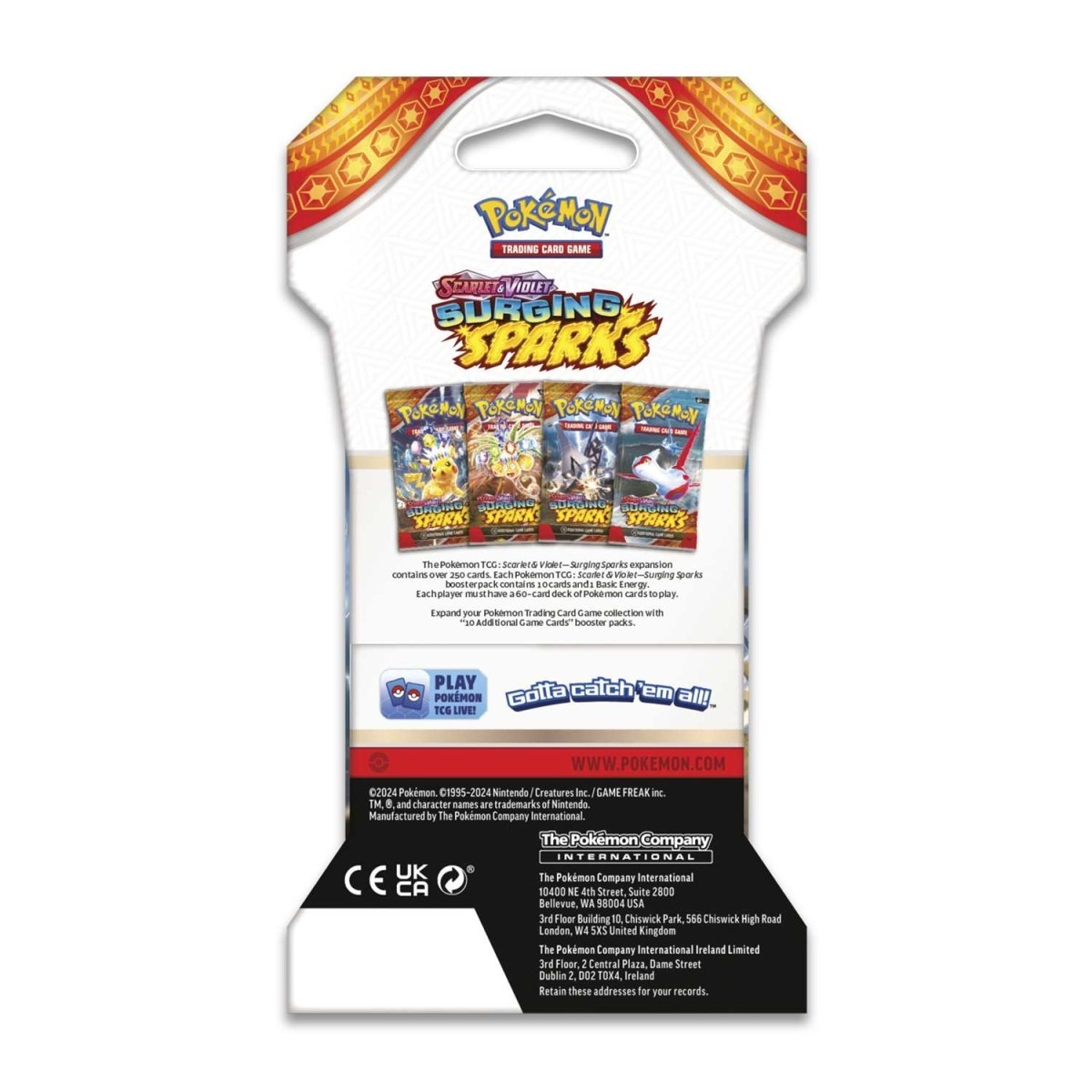 Scarlet & Violet-Surging Sparks Sleeved Booster Pack