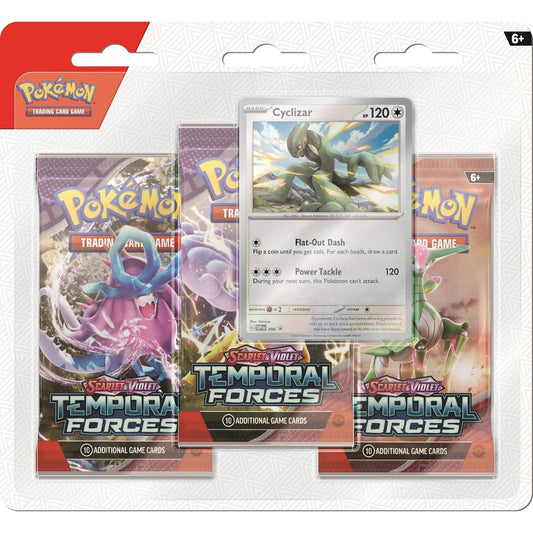 POKEMON S&V TEMP FORCES 3-PK BLISTER